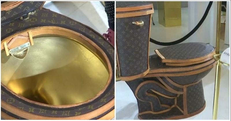 Someone Made A Toilet Out Of Louis Vuitton Bags And It Costs A Whopping $100,000 - www.semashow.com