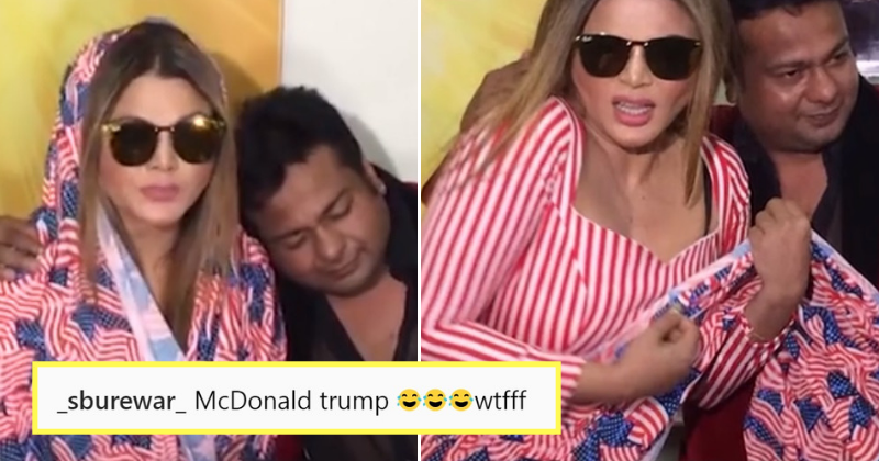 Rakhi Sawant Rakhi Sawant Thanks Macdonald Trump For Gifting 4 Charter Planes Ahead Of Wedding With Deepak Kalal Oh, and we aren't referring to nick and priyanka's wedding either. rakhi sawant rakhi sawant thanks