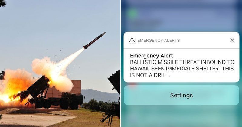 travel warning india us In False Missile A Threat Alarm Gives People Warning