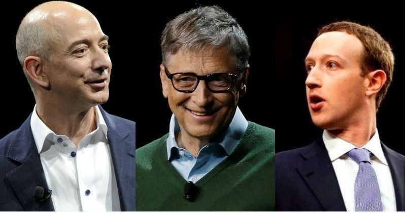 The Three Richest Men In The World Now Are All Tech Moguls, Mark ...