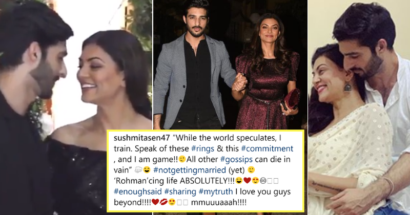 Sushmita Sen Confirms Relationship With 27 Year Old Rohman Shawl Says Not Getting Married Yet Sushmita sen is a 45 year old indian actress. sushmita sen confirms relationship with