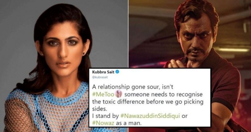 Kubbra Sait Backs Sacred Games Co-Star Nawazuddin Siddiqui Amidst #