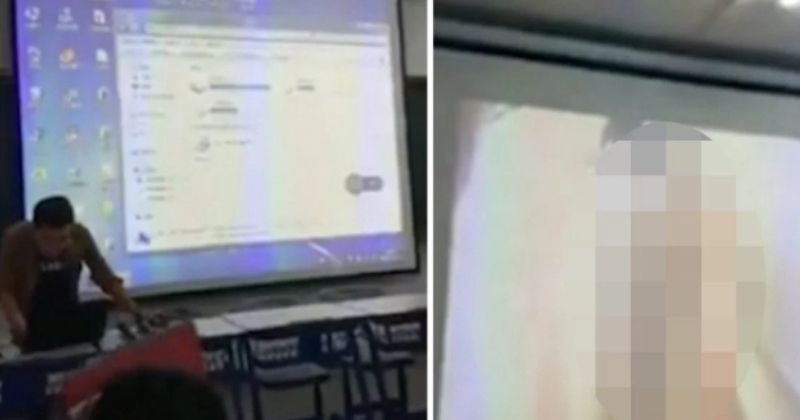 Pxxxn - Major Oops! Teacher Accidentally Ends Up Playing Porn To A Class ...