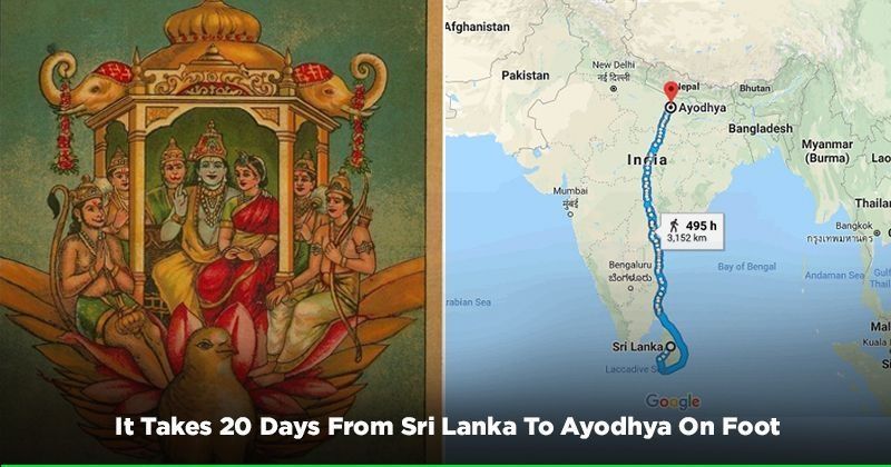 Google Maps Reaffirms Ramayana, It Takes Exactly 20 Days ...
