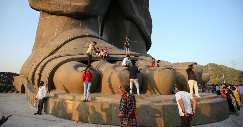 Statue of unity india фото