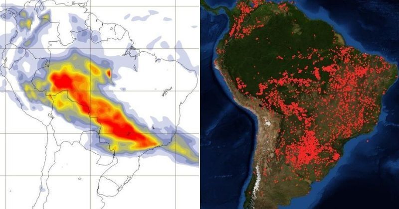 Amazon rainforest fires:Different Maps Show The Same Thing: The 