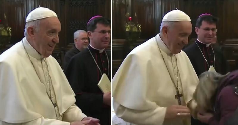 The Pope Pope Refuses To Let Worshippers Kiss His Ring People Not Too Impressed After Video