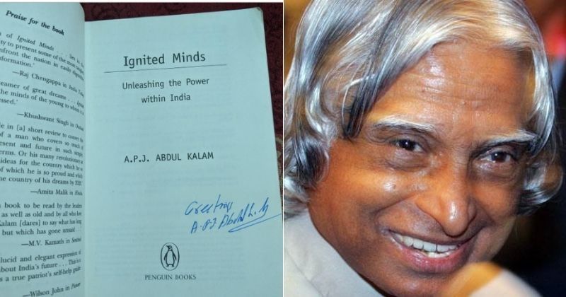 Ignited Minds Signed Copy Daryaganj This Guy May Have Found An Original Signed Copy Of APJ Abdul 